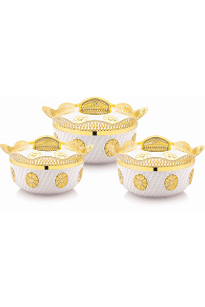 Seagull Blossom Hotpot Casserole Set – 3 Pieces (1L, 2L, 3L)