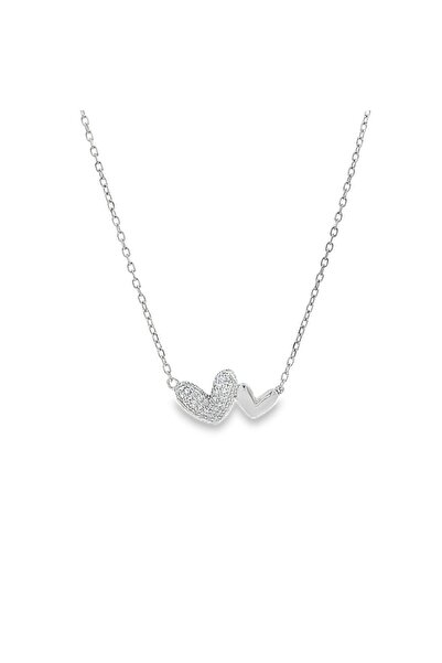Bijuteria SORELLY Κολιέ με ασημένια καρδιά