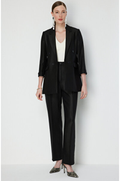 Ekol High Waist Single Pleat Trousers 1274