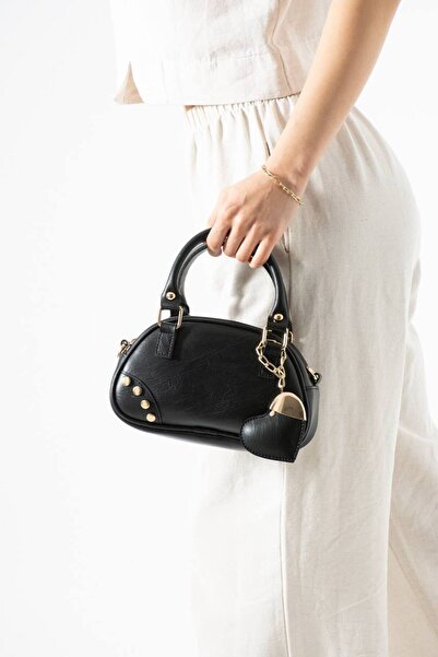 Çanta Trend Geantă de mână și crossbody pentru femei, cu detalii aurii și acc...