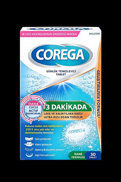 Corega GÜNLÜK DİŞ TEMİLEYİCİ TABLET