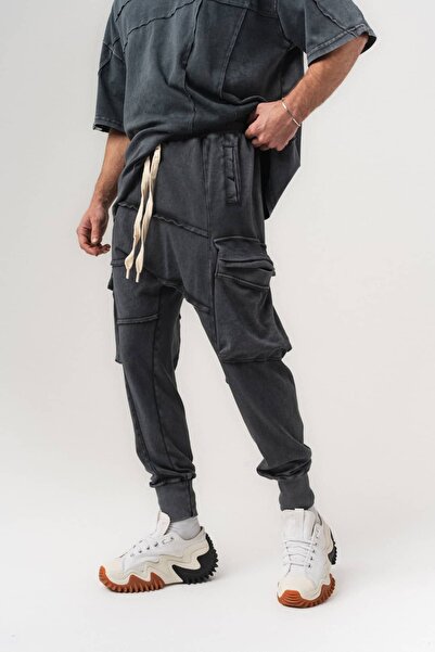 go gang own Παντελόνι Jogger με λάστιχο στη μέση Chaos, με λεπτομέρεια τσέπης...