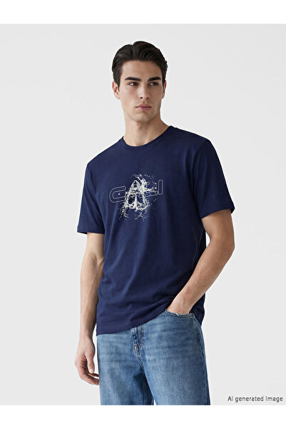LC Waikiki Peak New Season Crew Neck Printed Men's T-Shirt