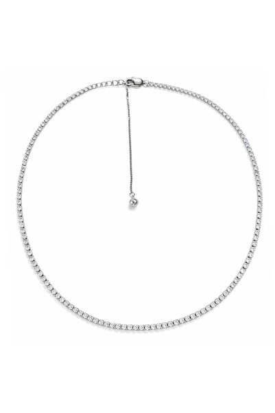 Bijuteria SORELLY Ασημένιο κολιέ τένις