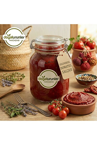 doğalürün Kalite Domates Salçası – %100 Doğal Geleneksel Ev Yapımı 1KG