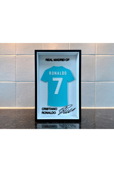 NadarStudio Ronaldo Tüm Formalar Tasarım Kişiye Özel Forma Çerçevesi 22x14 | ...