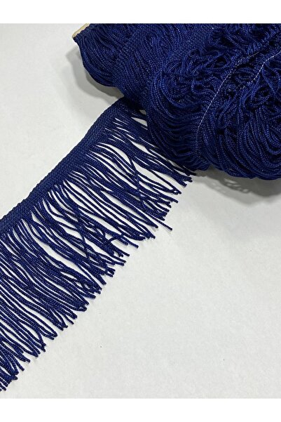 karantuhafiye Φούντα με κρόσσια 10 εκ. / Μπλε ναυτικό / 1 μέτρο