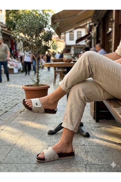 PARMİ 19058 Kadın Cırt Cırtlı Günlük Kullanım Terlik