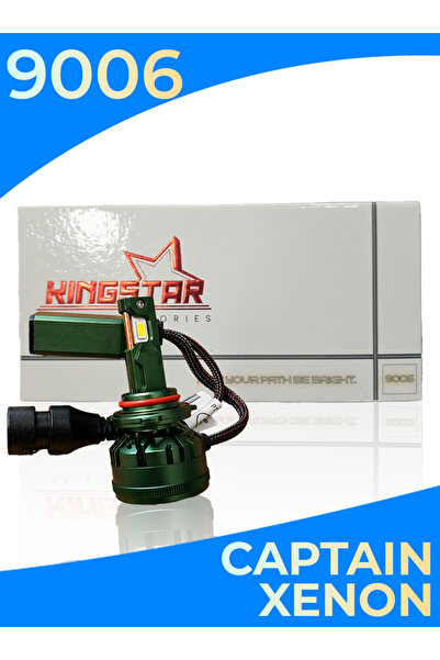 KNG 9006 LED Xenon Far Ampulü | KINGSTAR CAPTAIN Serisi | 12.000 Lumen | Beya...