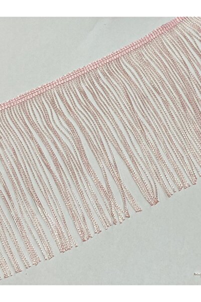 karantuhafiye Φούντα με κρόσσια 15 εκ. Ροζ / 1 Μέτρο