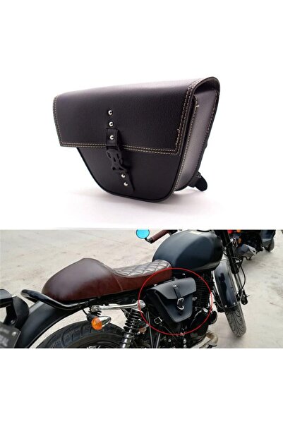 mucize KIMISS 1 Adet Üçgen Sentetik, Deri Cafe Racer ATV Bisikletleri Için Mo...
