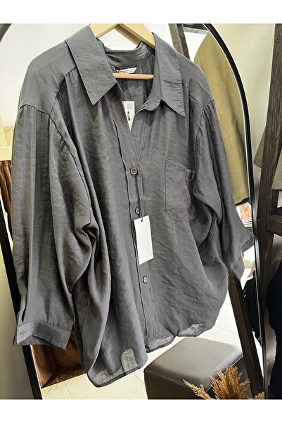 MODEL Oversize Tencel Gömlek