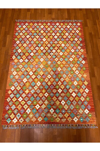 Afgan Halı El Dokuma Afgan Kilim 100% Yün Kök Boya