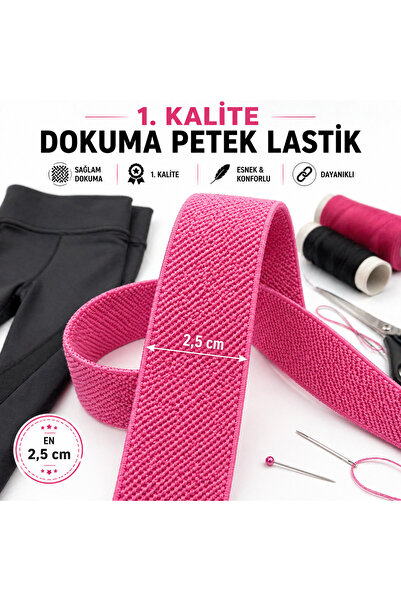 İMREN AKSESUAR Hard Honeycomb Woven Colorful 2.5 cm Durable Leg and Waist Ela...