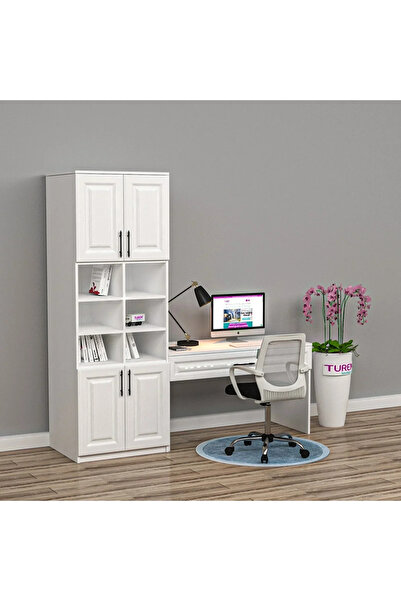 marangozhaneden Gloss Membran Çalışma Masası Mdf