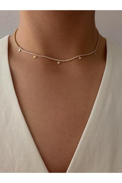 LENORE Su YoluYıldızlı Choker Kolye