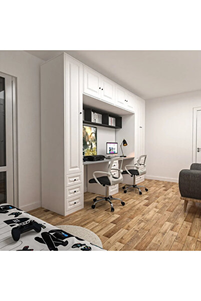marangozhaneden Mix Dolaplı Çalışma Masası Mdf