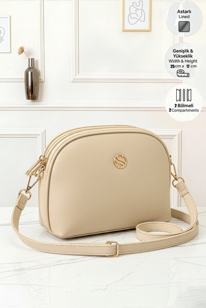 Lifonbag Γυναικεία τσάντα ώμου με 2 θήκες