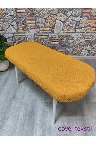 COVER TEKSTİL Bench Puf Kılıfı bank puf kılıfı 100x40 yan kalınlığı 10 cm