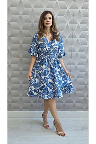 styleFlex Rochie scurta din bumbac 100% cu strasuri