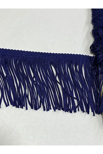 karantuhafiye Φούντα με κρόσσια σε σκούρο μπλε / 7 εκ. / 1 μέτρο / Με χοντρό ...