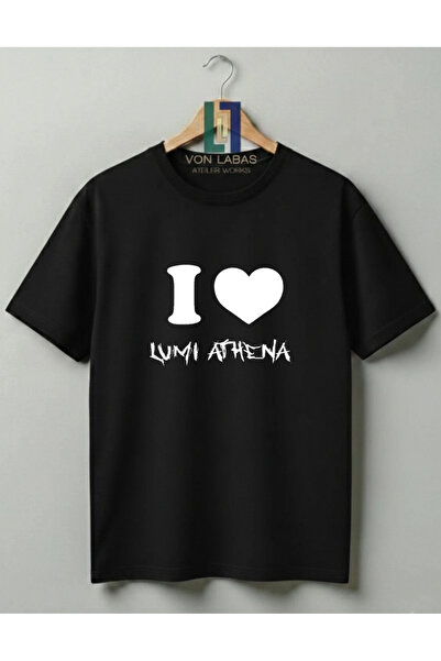 Grafftee Clothing Βαμβακερό μπλουζάκι Lumi Athena με στάμπα Unisex - Γραφικό ...