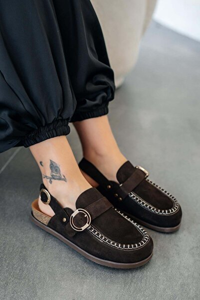 Parponi Γυναικεία σανδάλια Alora από γνήσιο δέρμα με κλειστό μπροστινό μέρος ...