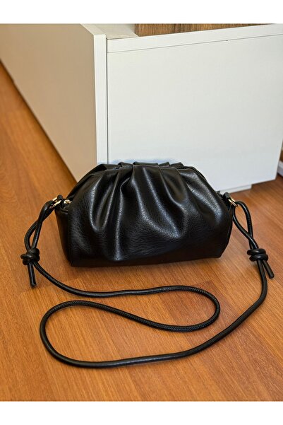 Bagnest Γυναικεία τσάντα χειρός και ώμου από μαλακό δέρμα με κορδόνι περίσφιξ...