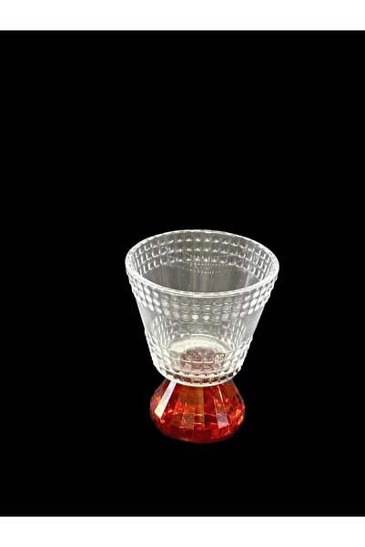 ROY KING Orange Single Coffee Cup with Crystal Base