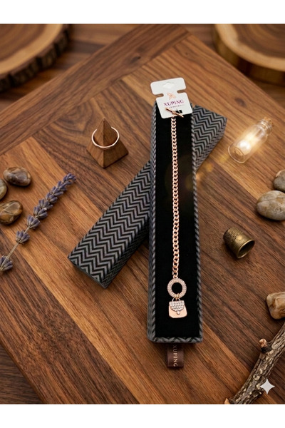 XUPING JEWELRY Xuping Bileklik Kadın Rose Gold (+2/-2 cm ayarlanabilir) Premi...