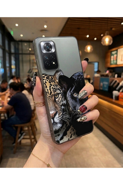 Caseji Redmi Note 12 Pro 5G Uyumlu Leoparlar Baskı Desen Darbe Emici Telefon ...