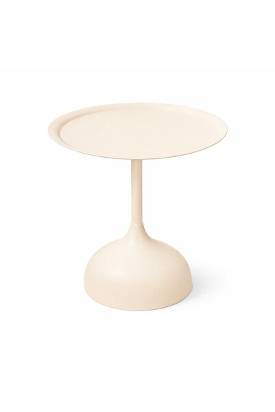 Warehouse Modern Metal Side Table with Raised