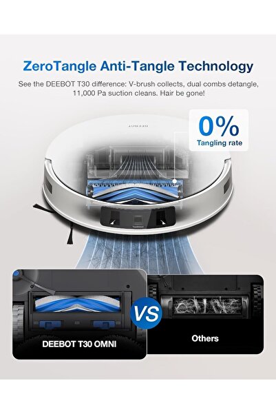 Ecovacs DEEBOT T30 PRO OMNI Robot Vacuum Cleaner with Mop Function