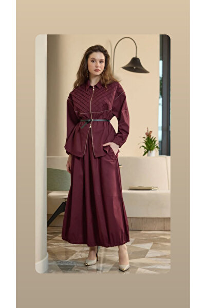 MissWhence Bordo Etek Takım
