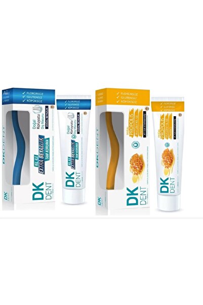 Dermokil DK Dent Extra Beyazlık Tam Koruma 75 ml (Diş Fırçalı) + Dk Dent Prop...