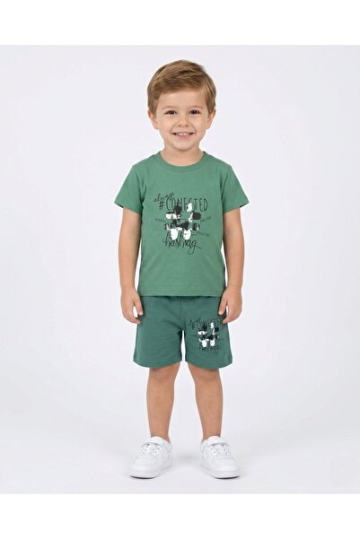 Egelite Στενός χώρος! Αγόρια 2-9 ετών με στάμπα καλοκαιρινά σορτς interlock -...