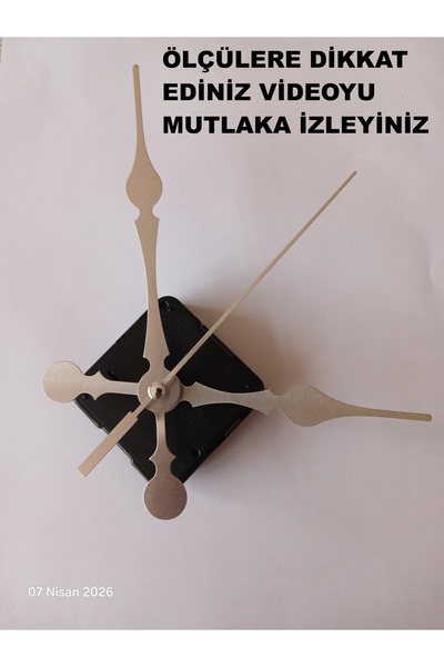 CNR SHOP Saat Makinesi, 16 MM ŞAFT BOYU Akar Sessiz Duvar Saati Mekanizması, ...