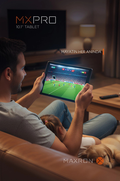 jetucuzal MXPro 10.1” IPS Ekran 6GB – 64GB Koruyucu Kılıf – Ekran Koruyucu Hediyeli Tablet