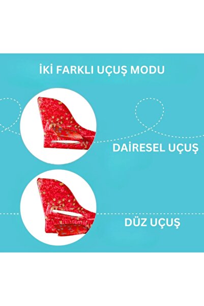 ydn Renkli Epp Strafor Köpük Uçak 48 cm Kırmızı Elle Atılan Eğlenceli Oyuncak