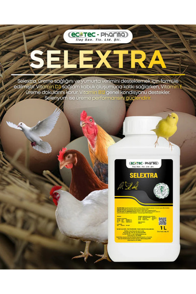 Ecotec Pharma Selextra 1 Litre- Yüksek Yumurta Verimi