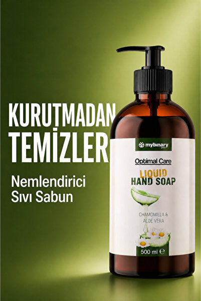 zinderm Nemlendirici Sıvı Sabun Aloe Vera ve Papatya Özlü 500 ml