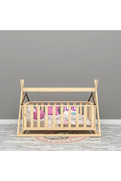 marangozhaneden Organik Baby Doğal Ahşap Beşik Montessori