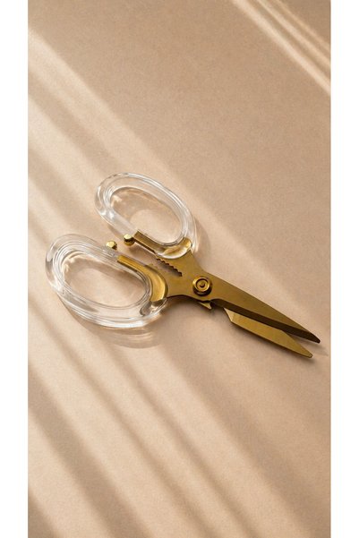 SUELF CO Gold Stainless Steel Kitchen Scissors