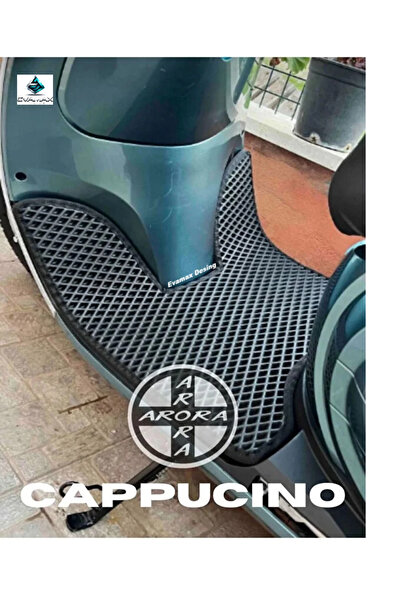 Evamax Design Arora Cappucino 50cc - 125c Uyumlu Özel Tasarım Premium Yeni Nesil Akıllı Eva Motosiklet Paspası