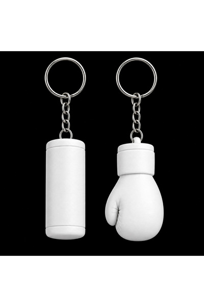 İKONİXPET Mini Punching Bag and Glove Keychain Set of 2 |   Boxing Keychain S...