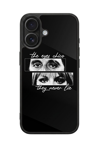 SCALETA CASE iPhone 16 Uyumlu Scarface Tony Montana Tasarımlı Glossy Mat Siya...