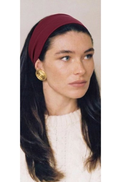 FiveStudio Women's Wide Knitwear Headband Set (2-Piece) Soft Textured