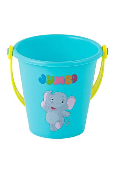 OEM Turquoise Bucket with Jumbo Handle Ø14x12cm