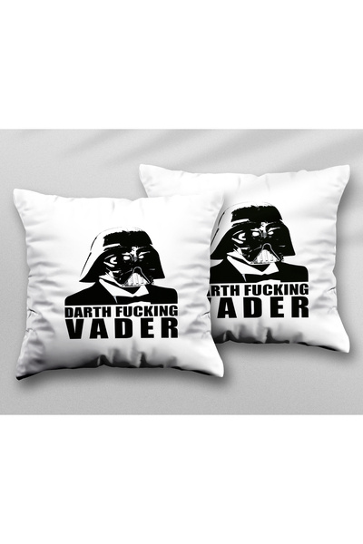 Generic Brand Set de huse de pernă Darth Vader, lavabile, imprimate pe două fețe