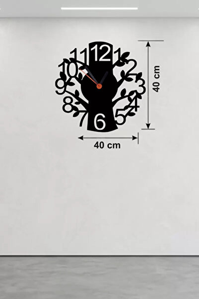 İsmiyle Al Znv Mey Import ®   Modern Tree of Life Design Wooden Wall Clock - ...